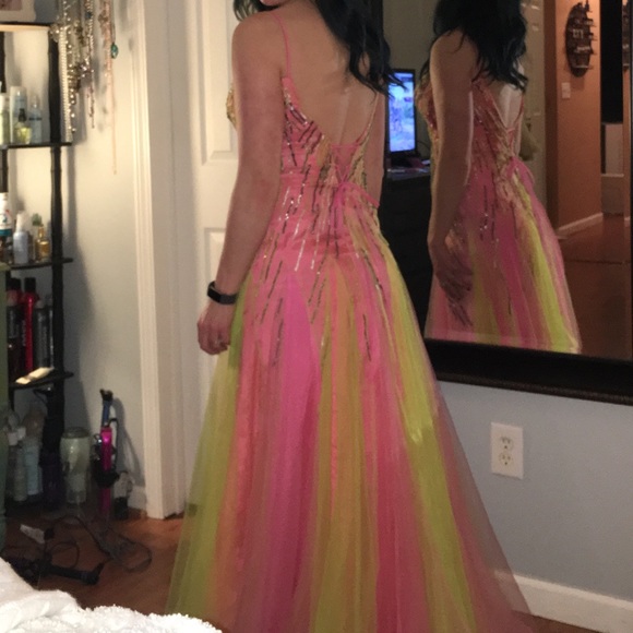 Custom prom/formal dress - pink fairy style - Picture 7 of 8